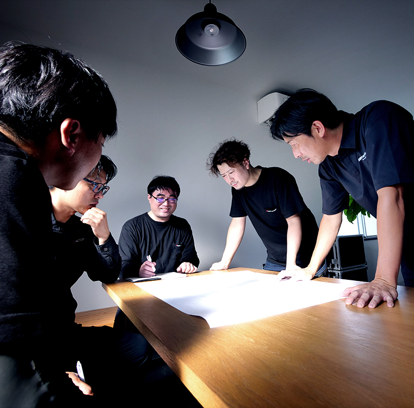 ヒアリング・仕様確認・現場採寸（持ち込みも可） 