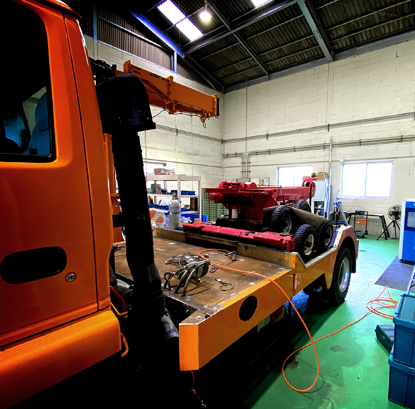 架装製作（自社一貫体制）