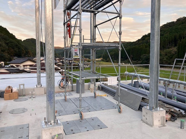 製缶板金_水処理設備架台階段カバー等_07