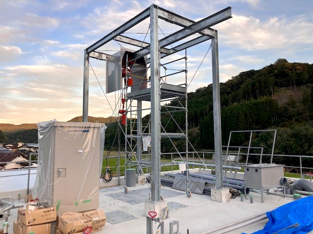 製缶板金_水処理設備架台階段カバー等_10