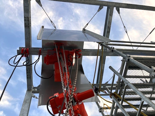 製缶板金_水処理設備架台階段カバー等_08