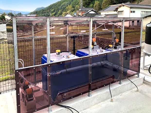 製缶板金_水処理設備架台階段カバー等_16